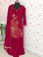 Magenta velvet suit set - kasumi.in